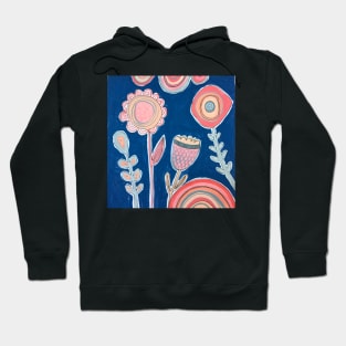 Blue florals Hoodie